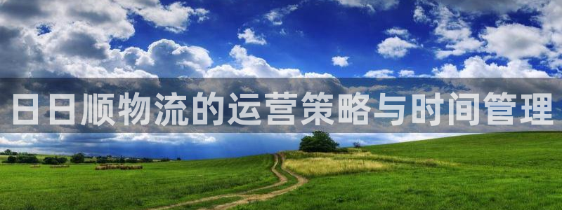 超凡国际正规吗：日日顺物流的运营策略